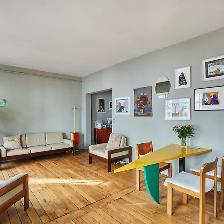 Charming 1br Rue Des Martyrs Lägenhet *
